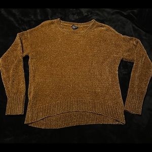 Gold, 100% Polyester, Super Soft Rue 21 Sweater, Size XL, Crew Neck